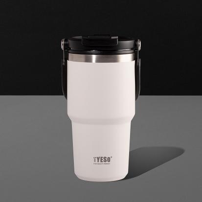 كوب حافظ للحرارة Tyeso أبيض ثلجي (600 مل)