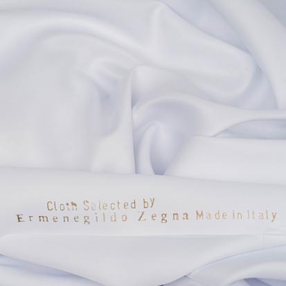 قماش ارمنيجيلدو زينيا Ermenegildo Zegna ابيض الايطالي