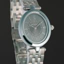 ساعة سطور النسائية كاروسيل بلون فضي رمادي CC3009SY - 3