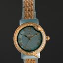 ساعة ميدوزا النسائية كافاليرا بلون ذهبي فضي CL1044GS