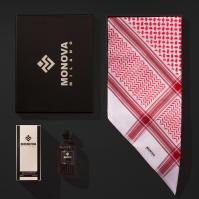 طقم مونوفا الفاخر عطر لومير وشماغ إيطالي من اختيارك MB100