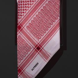 شماغ الفريد احمر كلاسيك بصمة S642