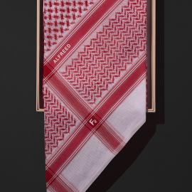 شماغ الفريد احمر بريميم S655