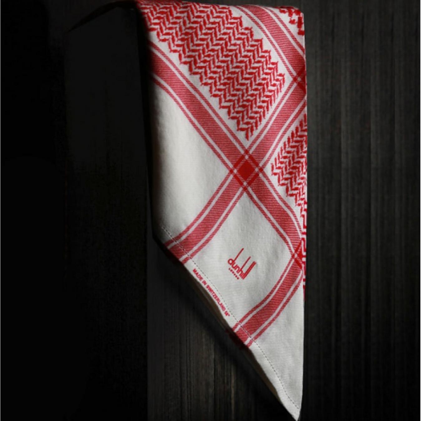 شال دنهل كشميري احمر صوف