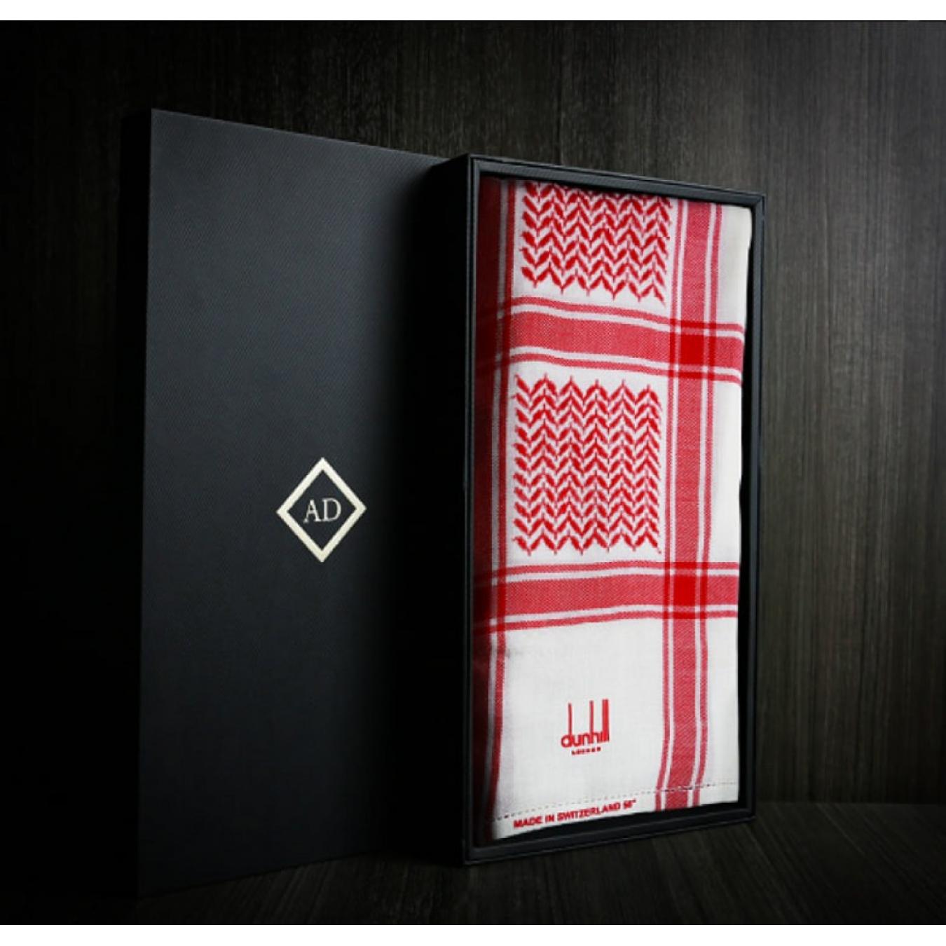 شال دنهل كشميري احمر صوف