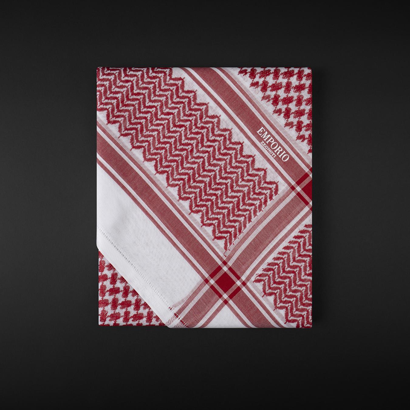 شماغ امبريو زغنوتي أحمر EZ0A1