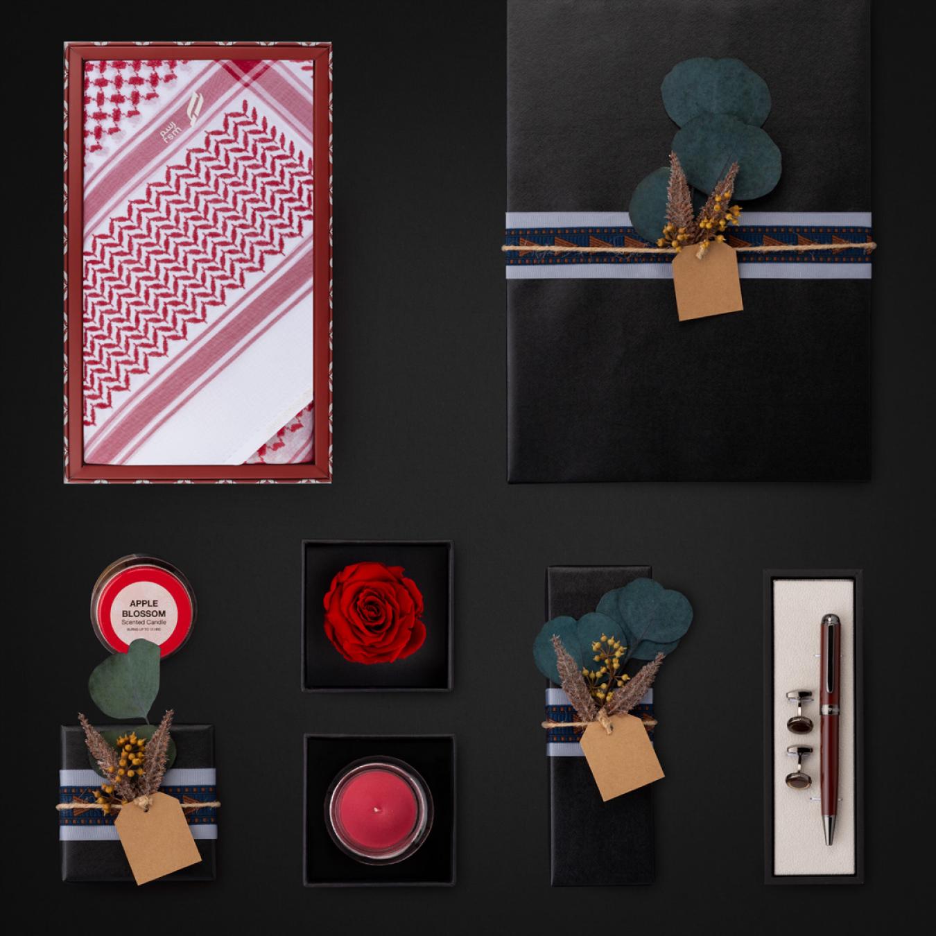 هدايا رجاليه شماغ رسم LB2222