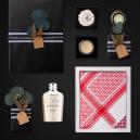 صندوق هدية رجالية شماغ بنتلي مع عطر LB2320 