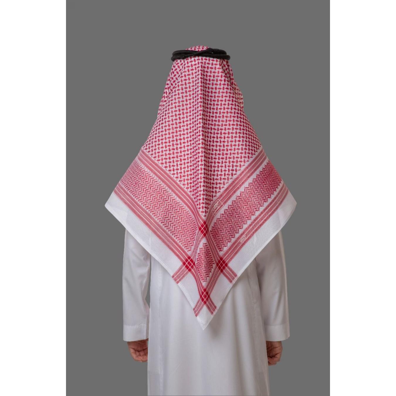 شماغ البسام أحمر بريز موديل 95