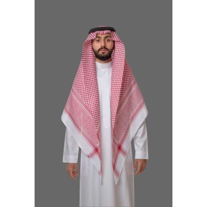 شماغ البسام أحمر ماي فير فاشن 254
