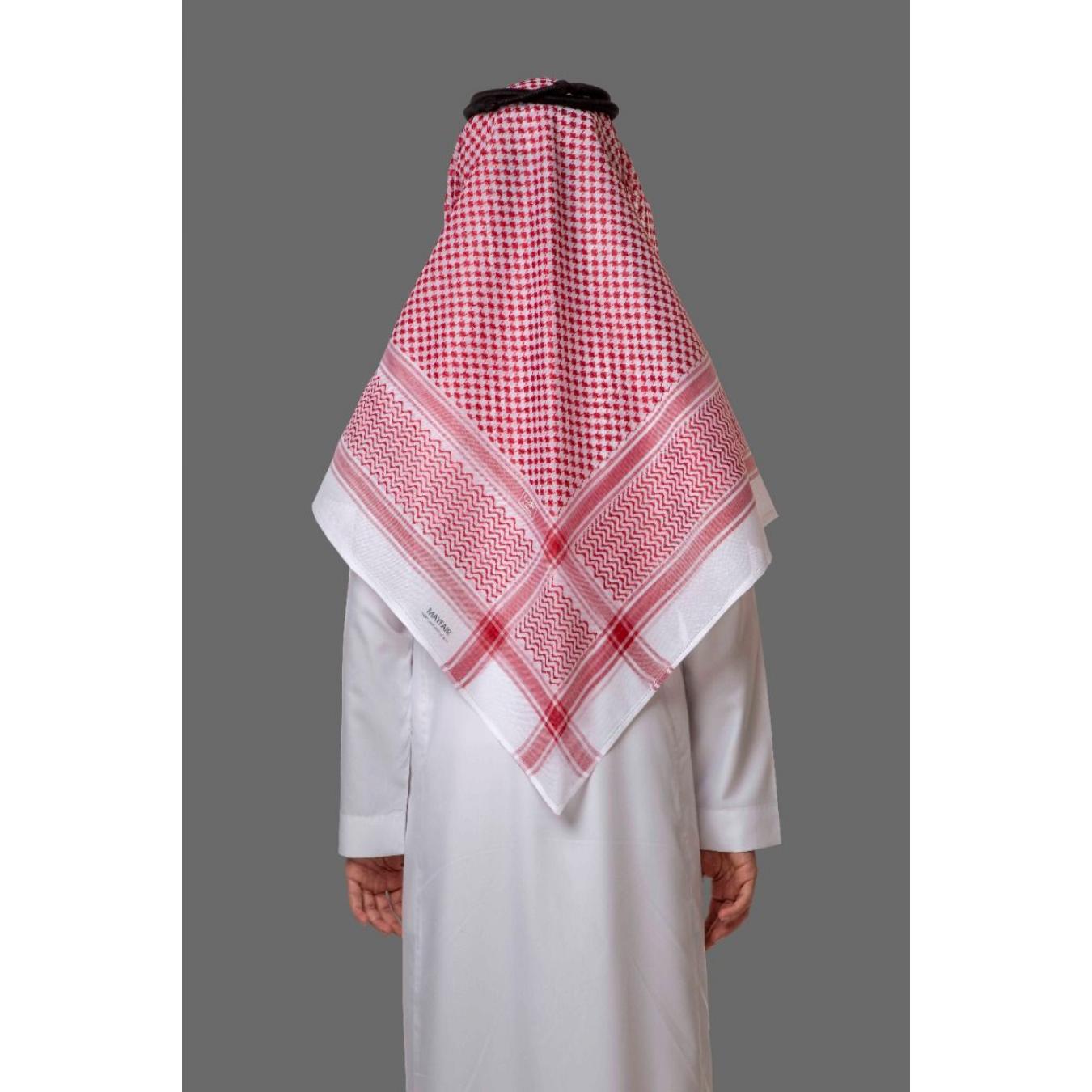 شماغ البسام أحمر ماي فير فاشن 254
