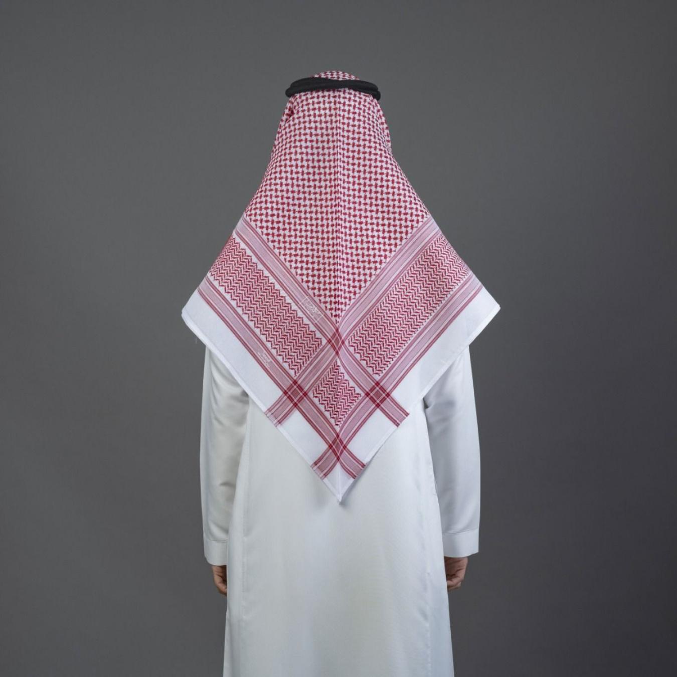 شماغ البسام أحمر البصمة 23