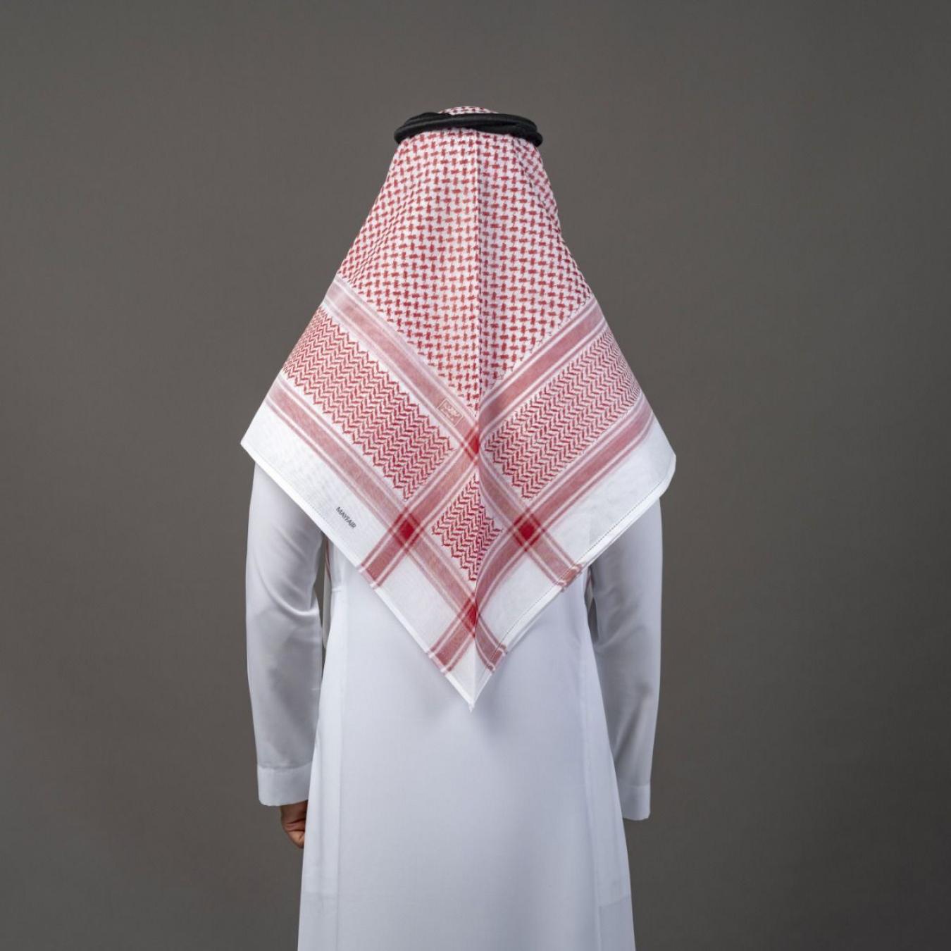 شماغ البسام أحمر ماي فير موديل 183