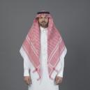 شماغ البسام أحمر كلاسيك اللون الخاص انجليزي - 1