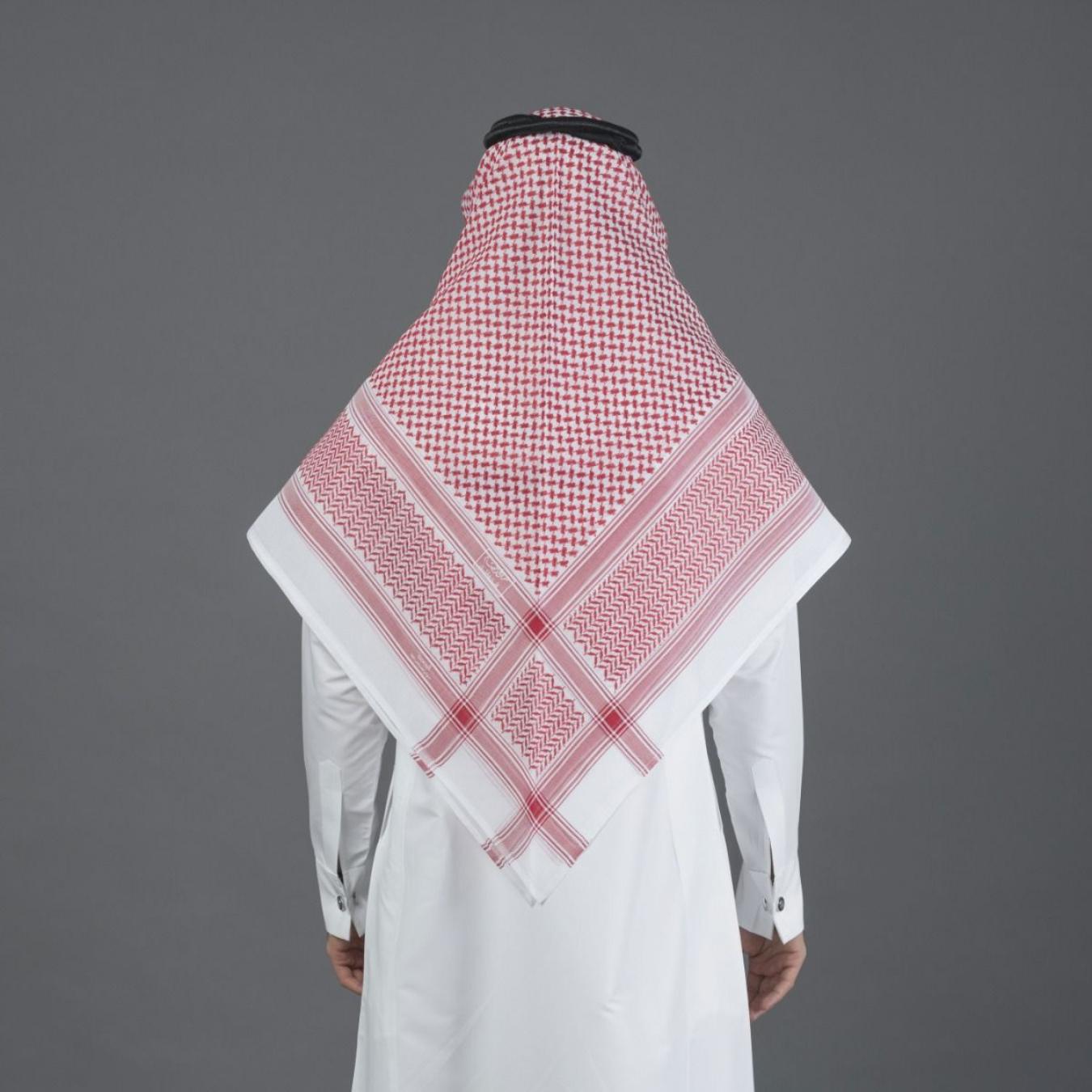 شماغ البسام أحمر البصمة 23