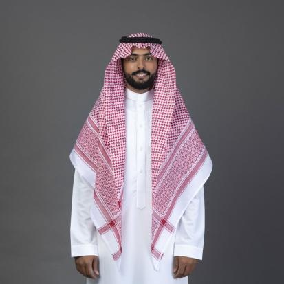 شماغ البسام أحمر البصمة 25