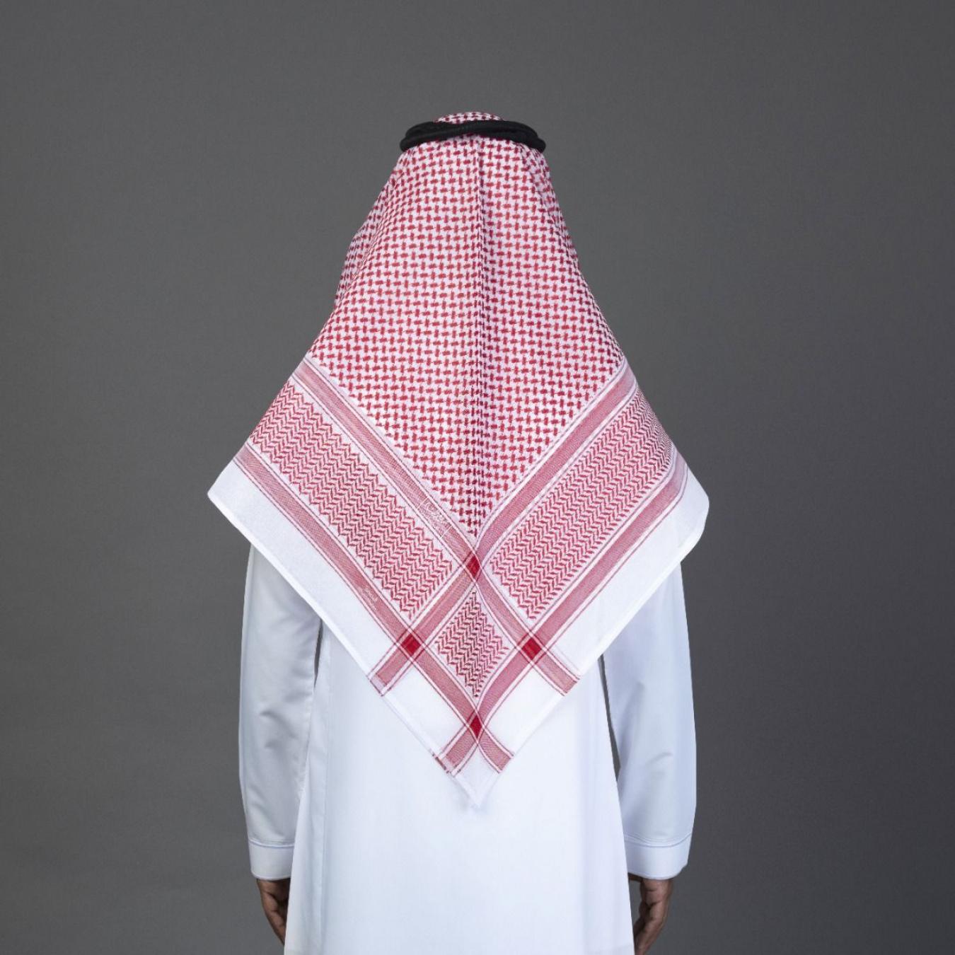 شماغ البسام أحمر البصمة 25