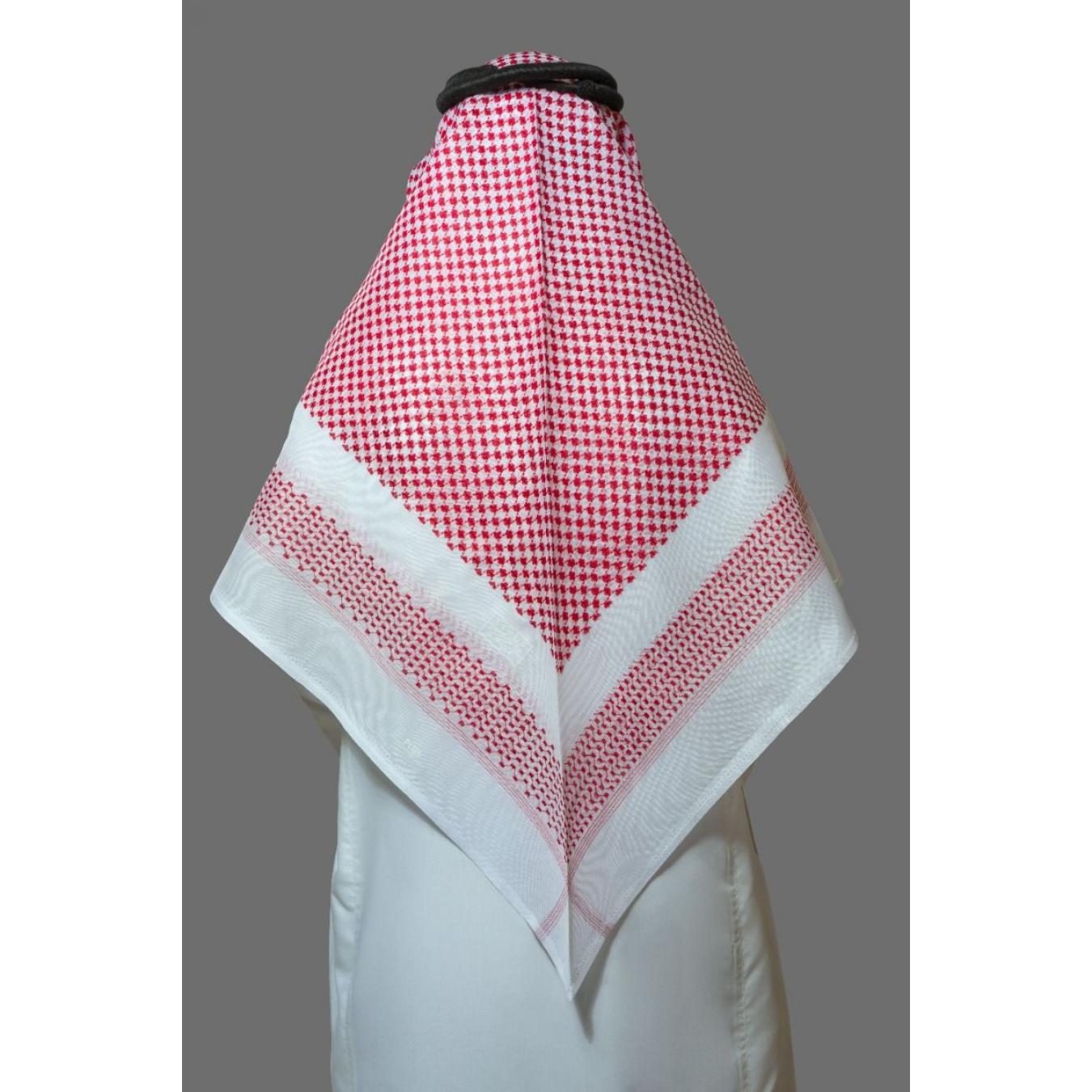 شماغ البسام أحمر بلس شبابي