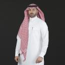 شماغ البسام بصمة 3 احمر غامق - 4