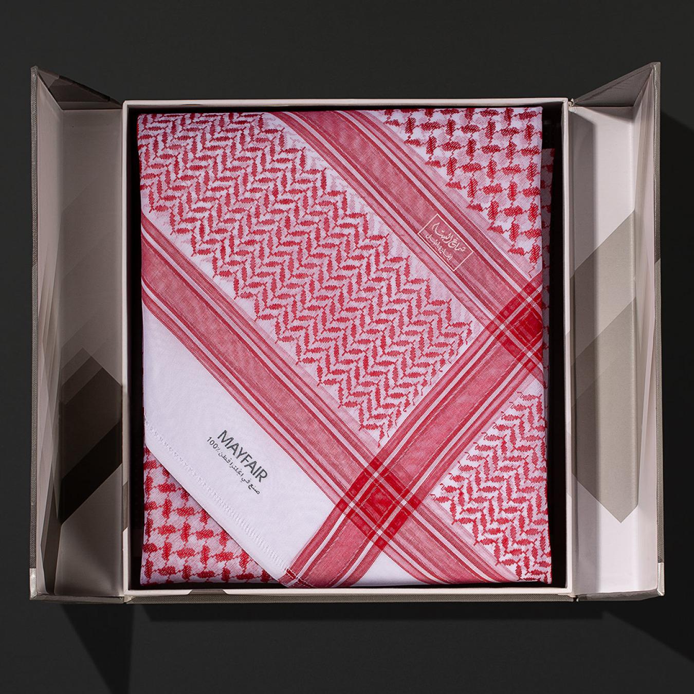 شماغ البسام ماي فير احمر 313