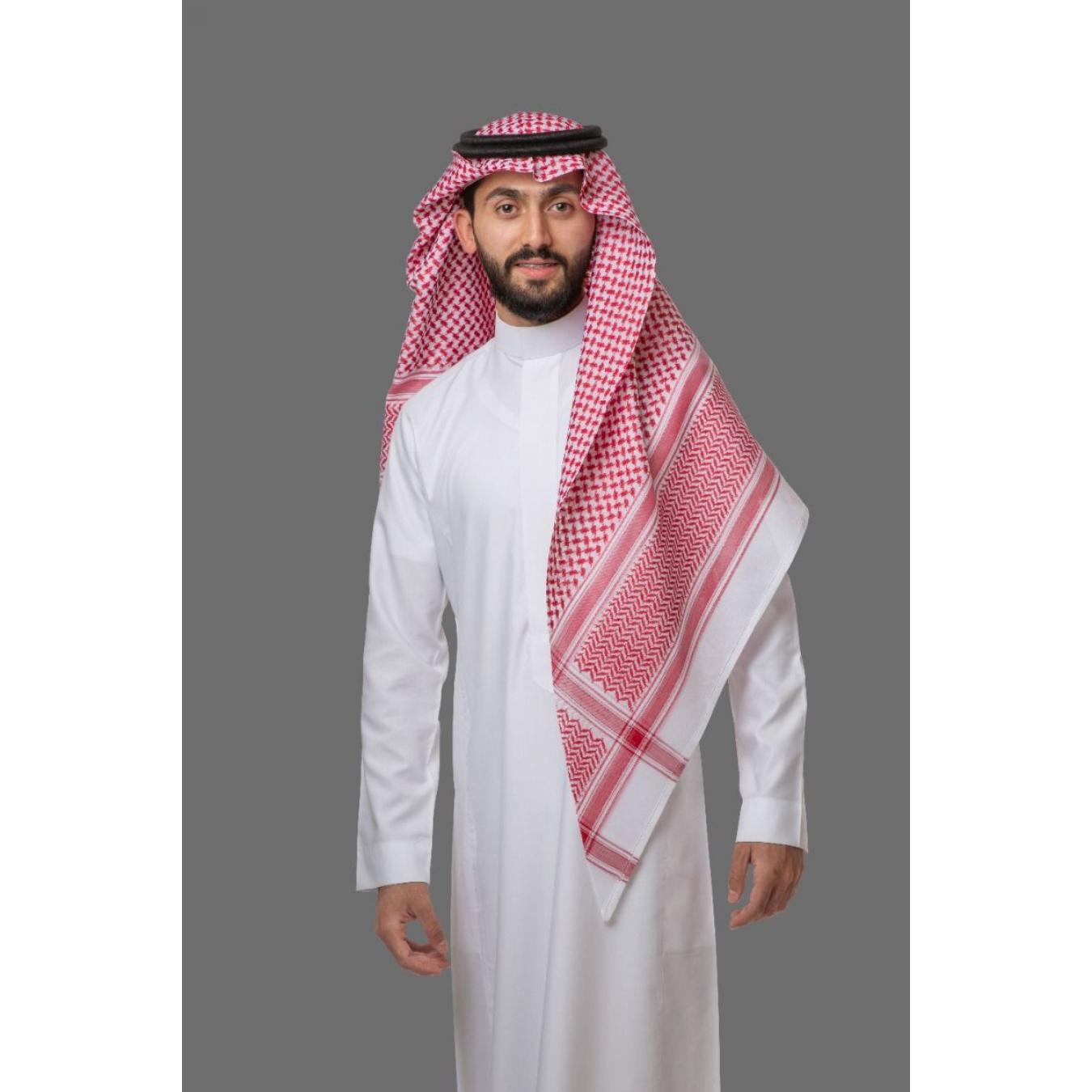 شماغ البسام أحمر بريز موديل 99