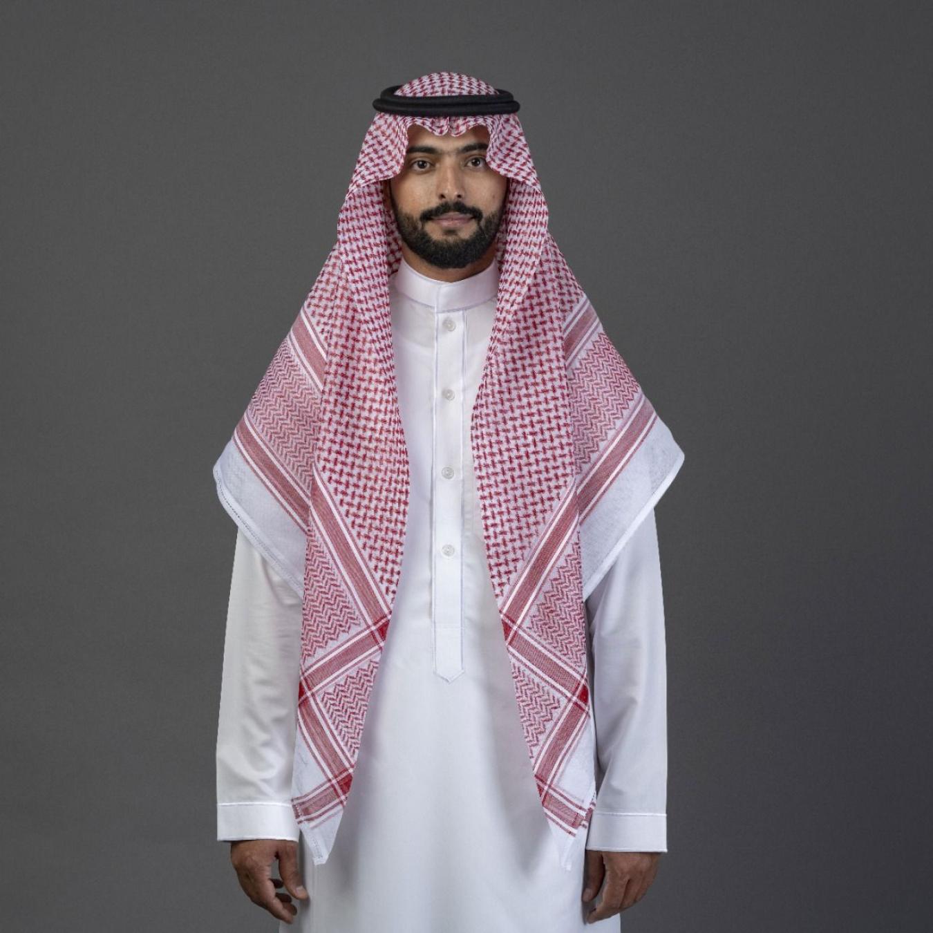 شماغ البسام أحمر جون لين
