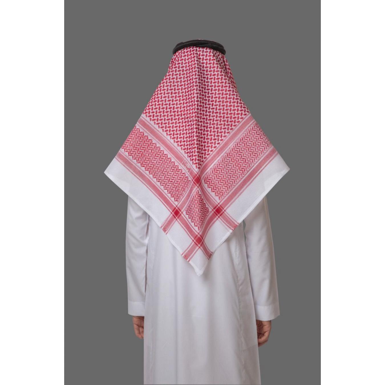 شماغ البسام أحمر ديلوكس