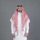 شماغ البسام أحمر شلش انجليزي - 1