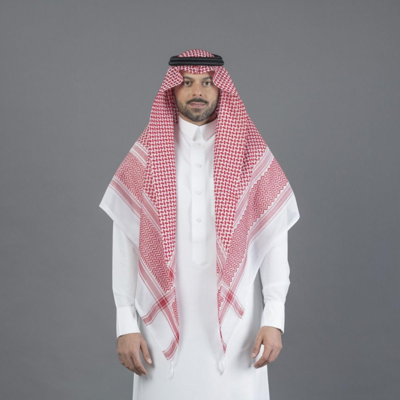 شماغ البسام أحمر شلش انجليزي