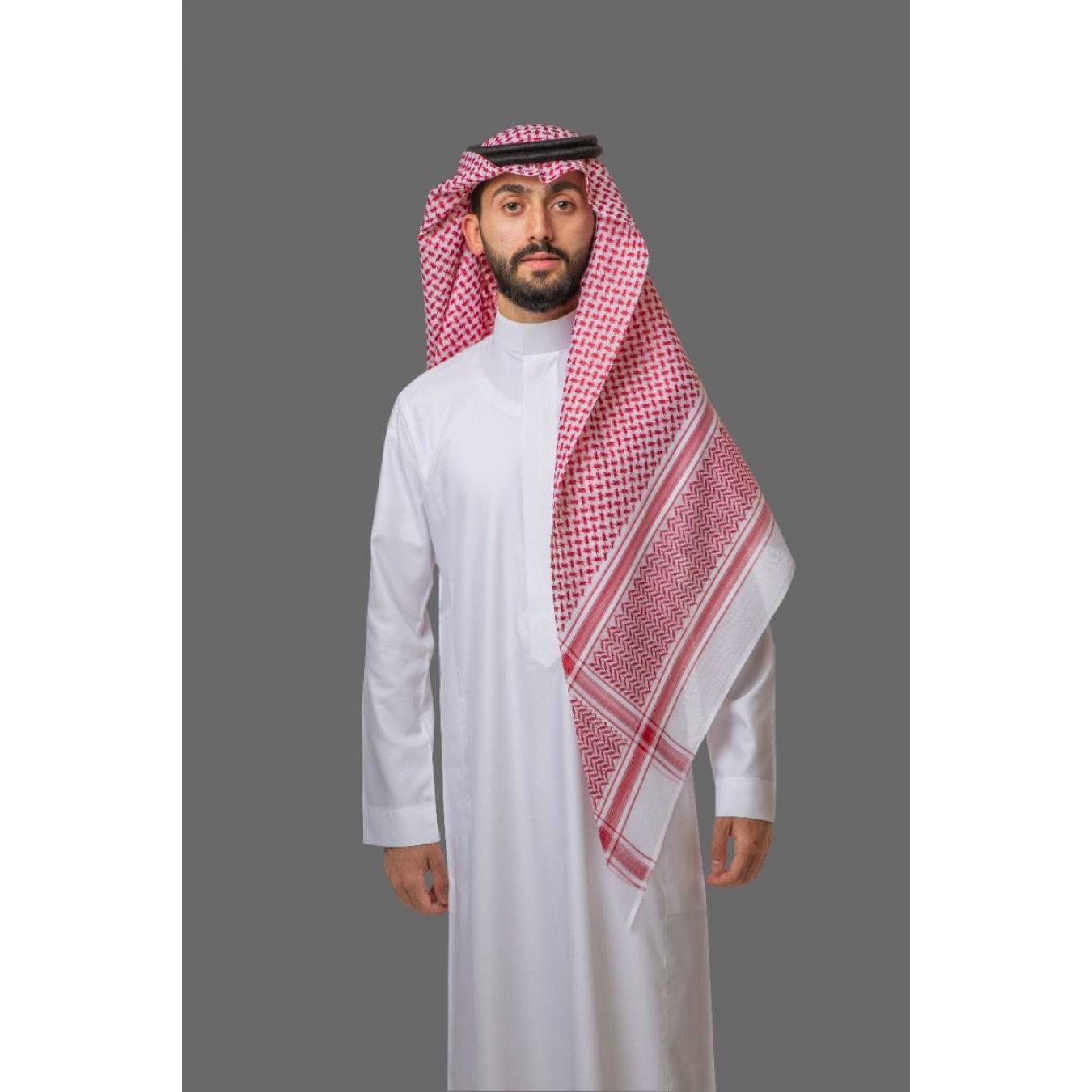 شماغ البسام أحمر ماي فير موديل 252