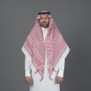 شماغ البسام أحمر البصمة كلاسيك وطني ديلوكس - 1