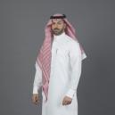 شماغ البسام أحمر البصمة كلاسيك وطني ديلوكس - 3