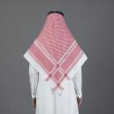 شماغ البسام أحمر الختم الأسود - 2