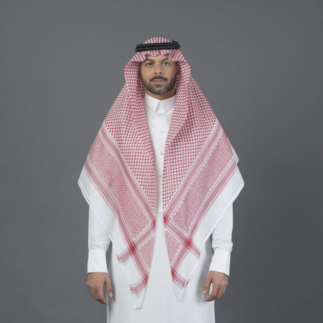 شماغ البسام أحمر ماي فير كلاسيك