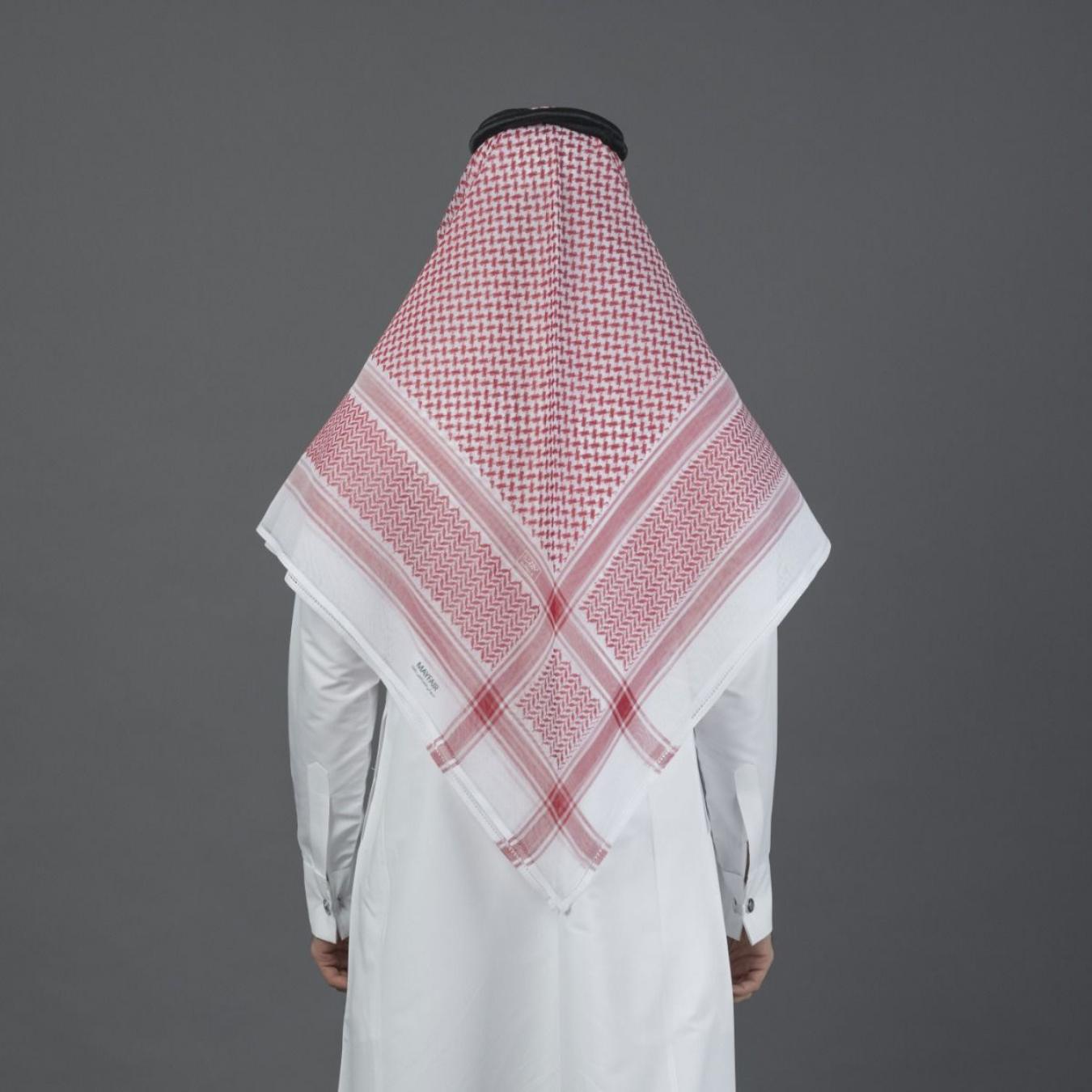 شماغ البسام أحمر ماي فير كلاسيك