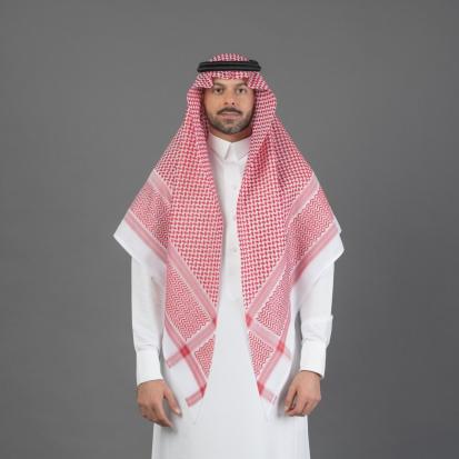 شماغ البسام أحمر البصمة 3