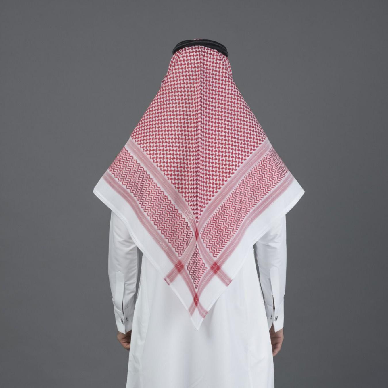 شماغ البسام أحمر البصمة 3
