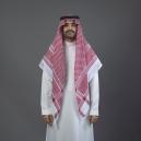 شماغ البسام أحمر البصمة 3 شلش - 1