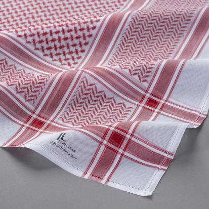شماغ البسام أحمر جون لين