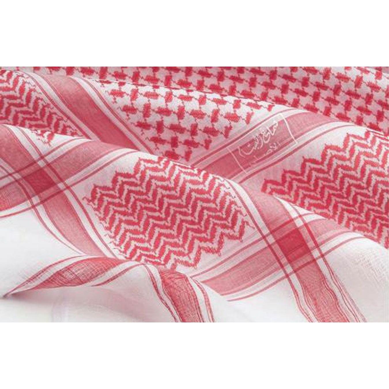شماغ البسام أحمر البصمة 19 سنوايت