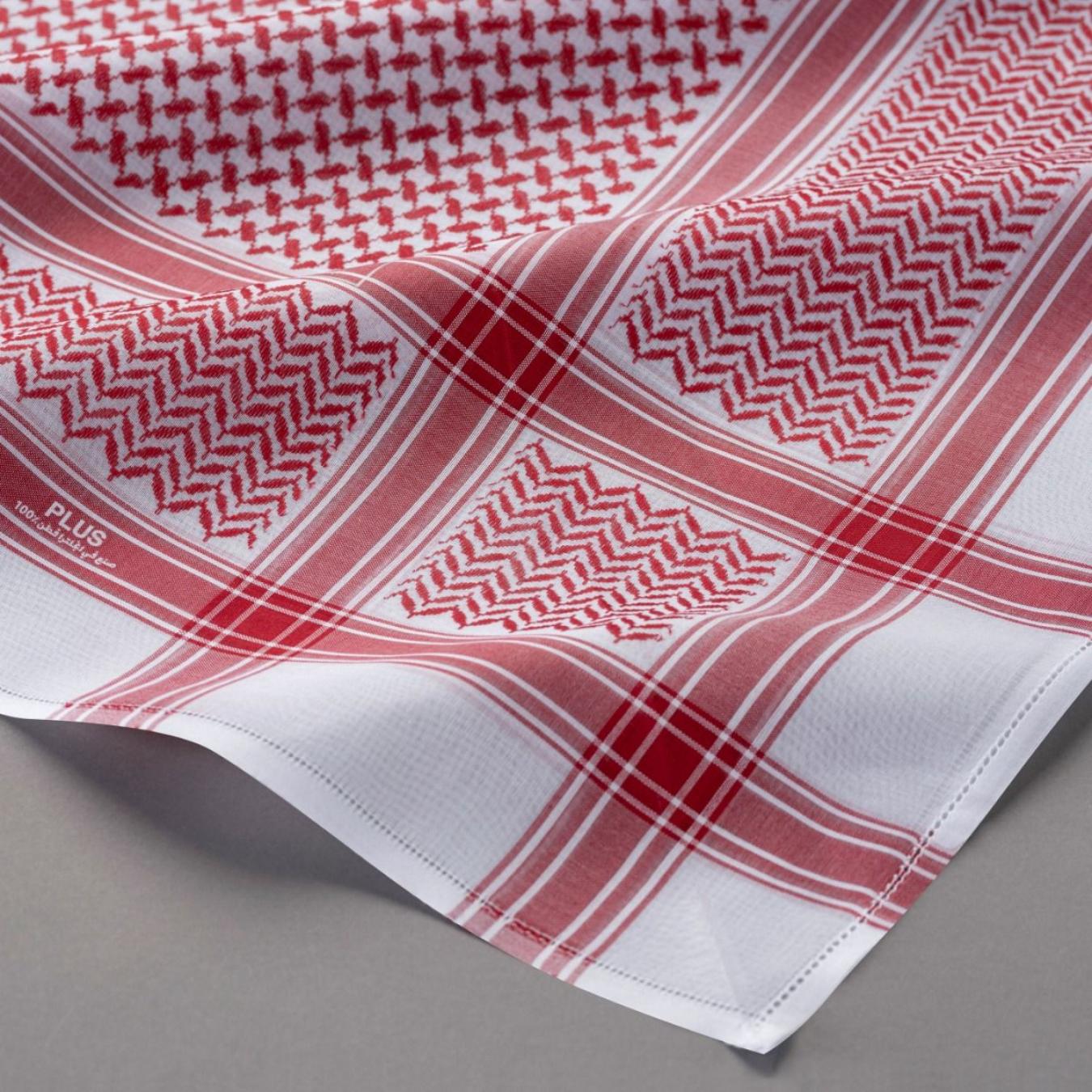 شماغ البسام أحمر بلس 19