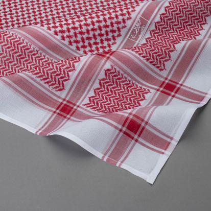 شماغ البسام أحمر كلاسيك اللون الخاص وطني