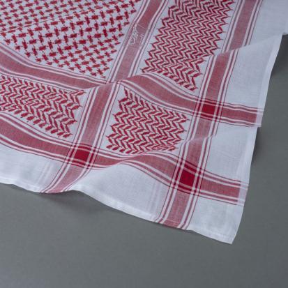 شماغ البسام أحمر البصمة 24 ختم احمر و ابيض