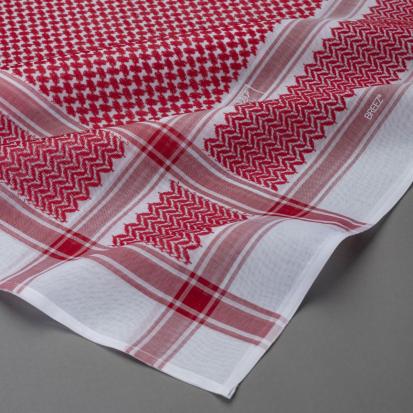 شماغ البسام أحمر بريز احمر غامق