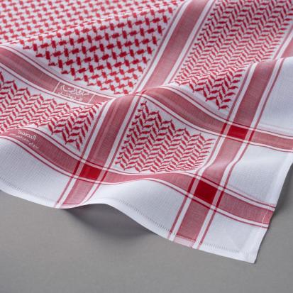 شماغ البسام أحمر البصمة 25
