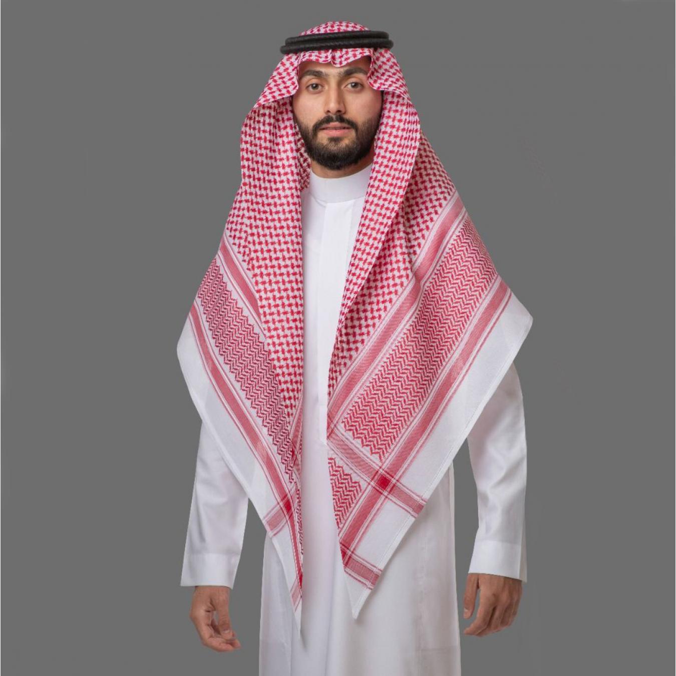 شماغ البسام أحمر بريز موديل 99