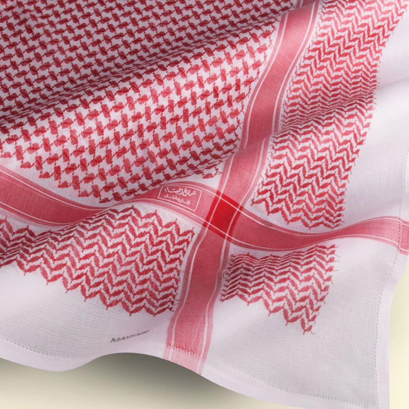 شماغ البسام أحمر ماي فير موديل 35