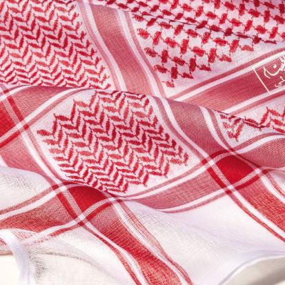 شماغ البسام أحمر البصمة 21 سنوايت