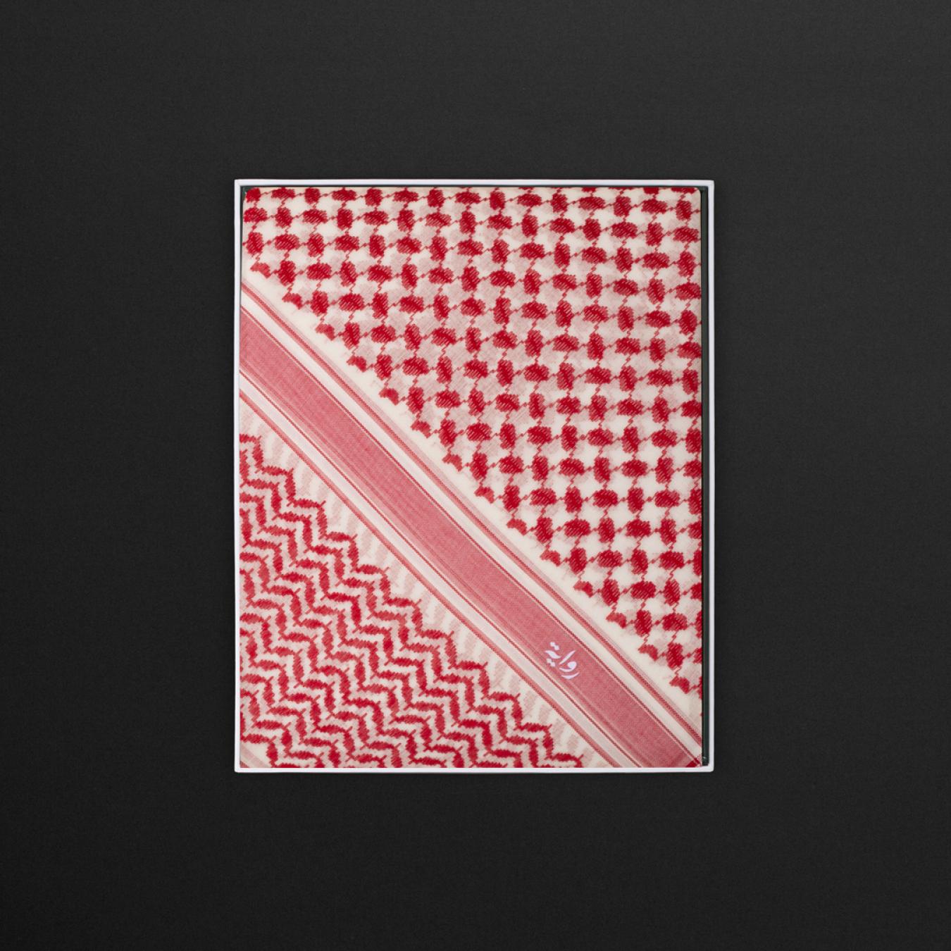 شماغ رواية لاتية احمر انجليزي REL