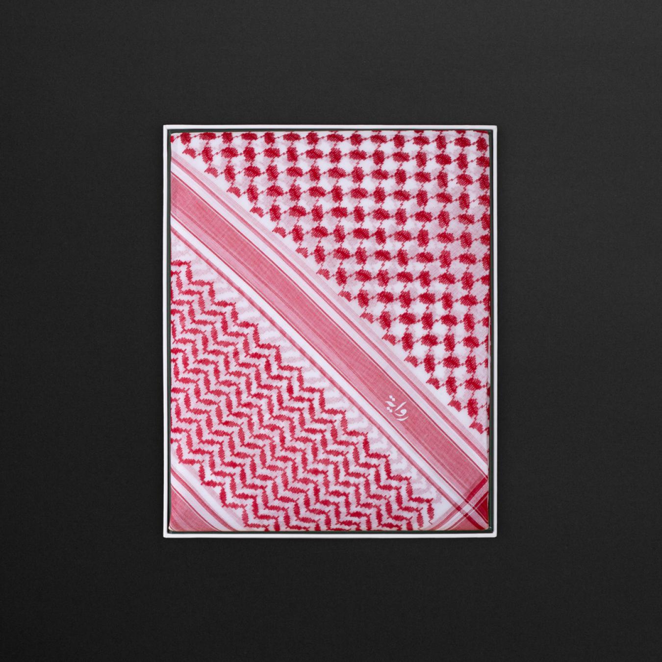 شماغ رواية احمر انجليزي RER